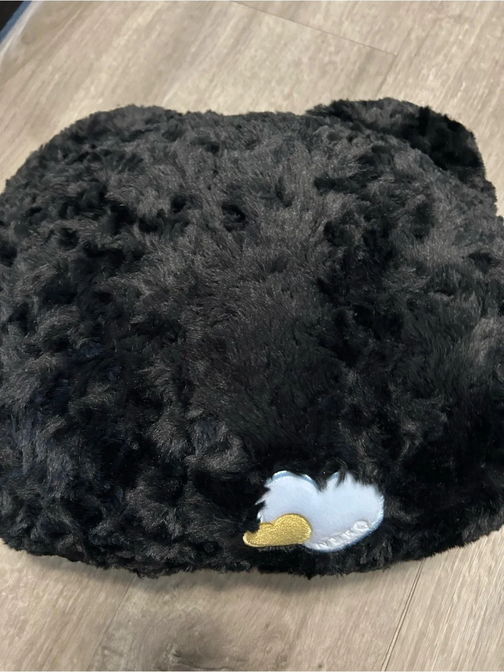 Black Cat Pillow with Mismatched Eyes Mochi Meow
